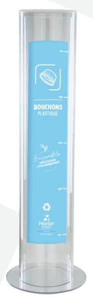 Grand collecteur bouchons plastique   socle 30L  Référence : GMBS
