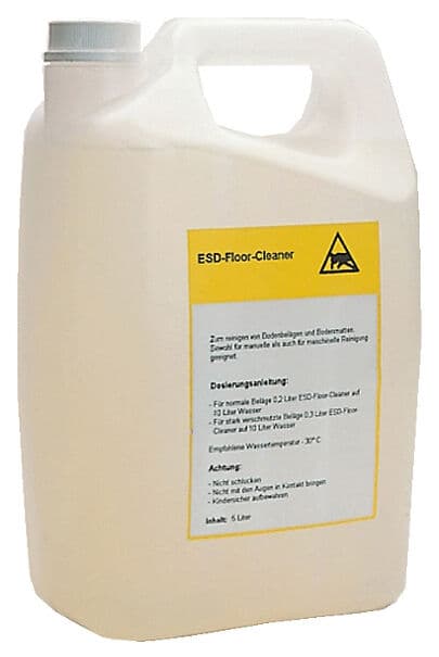 "ESD floor cleaner,
5 litre can
/ Prix par 1 bin"