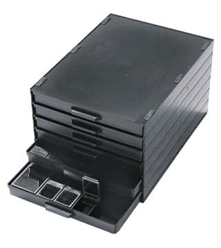 "compartmented box with 6 com-
partments,cond.,265x355x205 mm
/ Prix par 1 pcs
