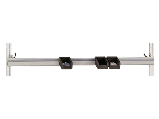 "continously adj. storage bin
holder, 2000 mm table length
"