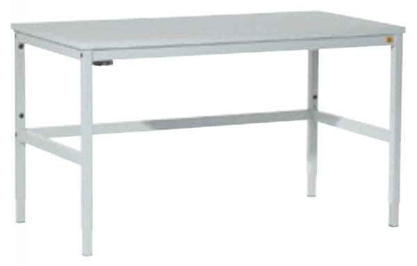 "workbench, grey, hard laminate
1200x800 mm, adjustable height
"